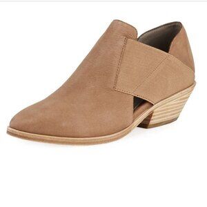 Eileen Fisher Perry Tumbled Nubuck Bootie in Tan Size 8
